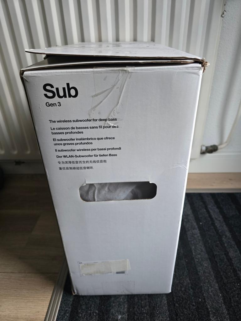Sonos Sub Gen 3 - Draadloze Subwoofer voor Diepe Bas, Audio, Tv en Foto, Luidsprekers, Subwoofer, Ophalen of Verzenden, Zo goed als nieuw