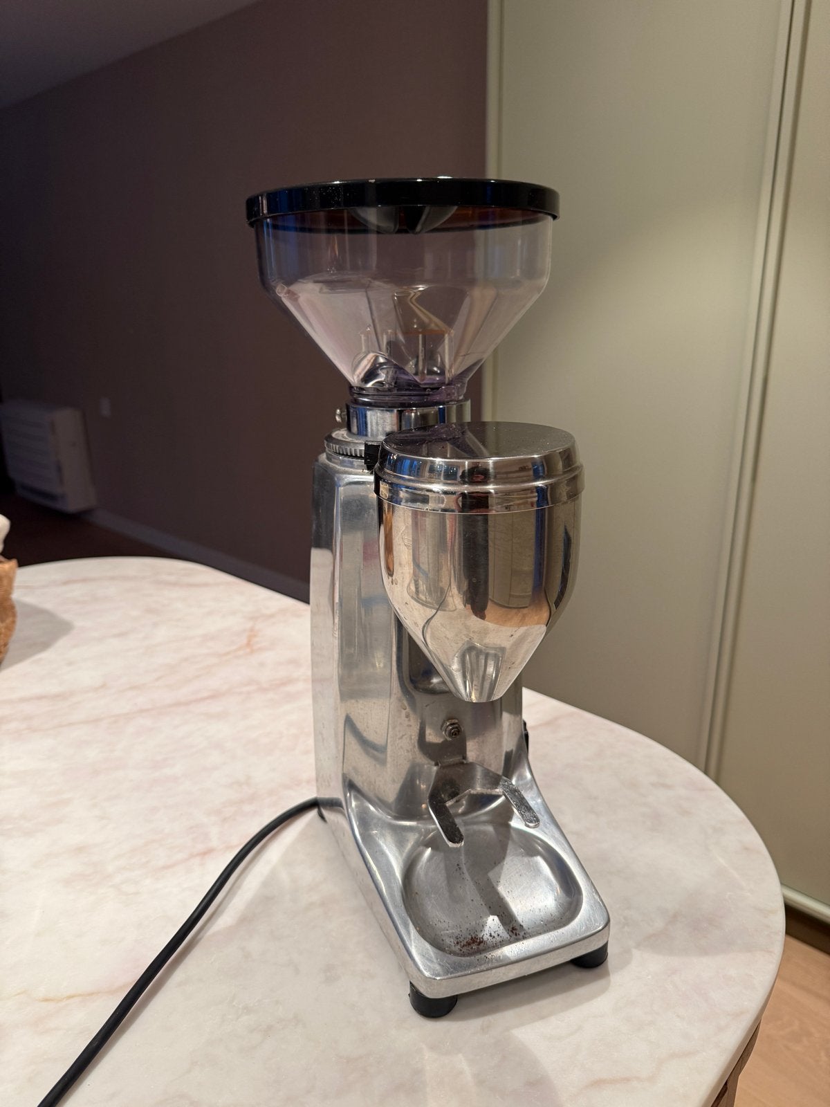 Quamar M80 koffiemolen - gebruikt, Ophalen, Overige modellen, 10 kopjes of meer, Koffiebonen