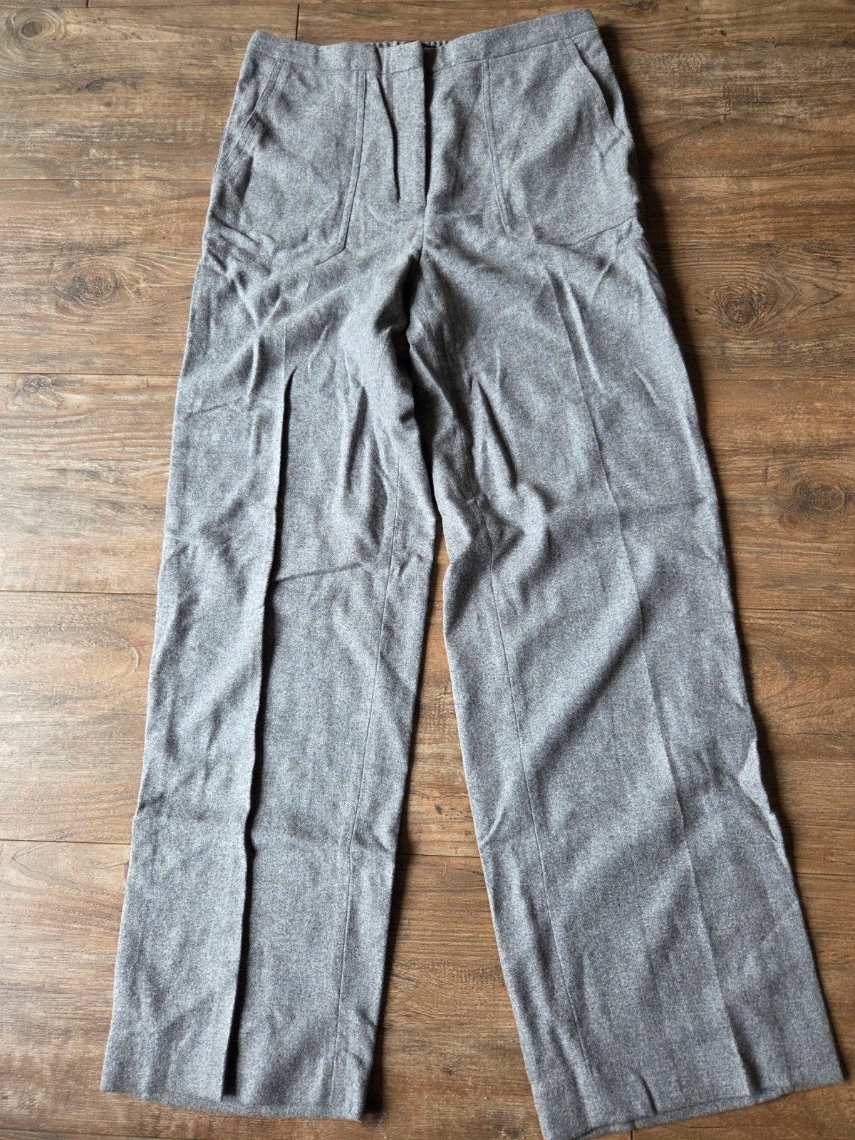Zachte grijze Massimo Dutti broek/ pantalon, maat 38, Kleding | Dames, Broeken en Pantalons, Maat 38/40 (M), Massimo Dutti, Ophalen of Verzenden