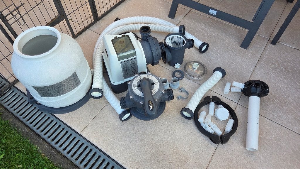 Intex pomp filter zandfilterpomp SF80220RC-2, Tuin en Terras, Zwembad-toebehoren, Gebruikt, Zwembadpomp, Ophalen