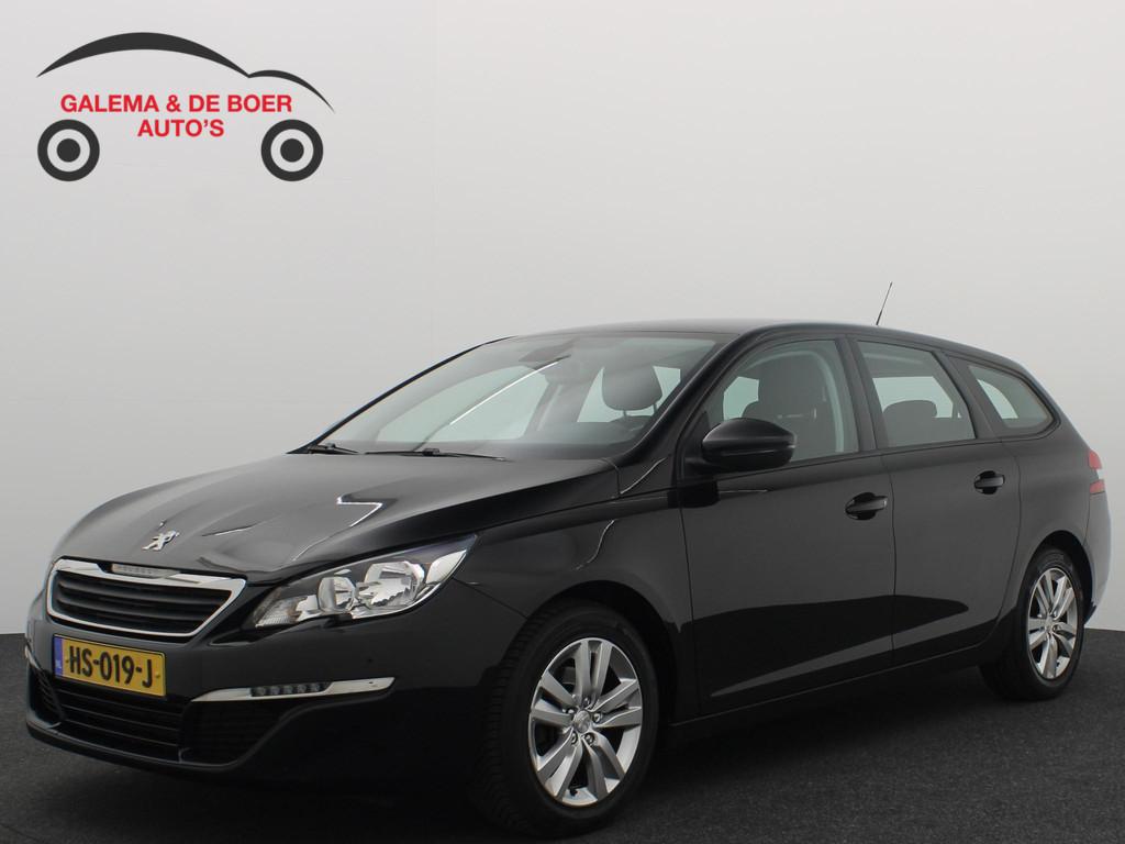 Peugeot 308 SW 1.6 BlueHDI Blue Lease Pack NAVI / CLIMA / PD, Voorwielaandrijving, Stof, Gebruikt, Zwart