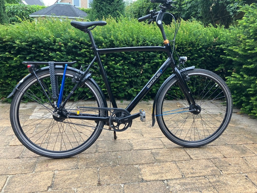Batavus herenfiets – Frame 61, Gates CDX, Shimano Alfine 8, Ophalen, Gebruikt, Velgrem, Versnellingen