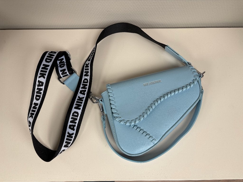 Handtas damestas NIKKIE blauw NIEUW!!, Sieraden, Tassen en Uiterlijk, Tassen | Damestassen, Verzenden, Nieuw, Blauw, Handtas