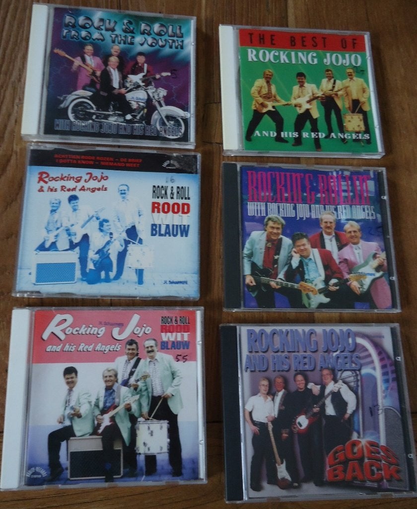 6 Cd's - Rocking JoJo and his red angels - Indo Rock & Roll, Ophalen of Verzenden, Zo goed als nieuw, Indie Rock, Speciale editie