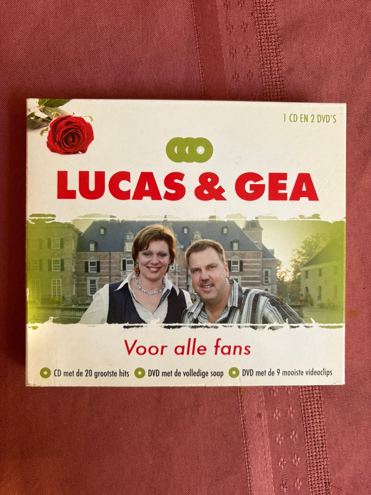 Lucas & Gea - Voor Alle Fans cd+2dvd, Verzenden, Gebruikt, Levenslied of Smartlap, Verzamelalbum
