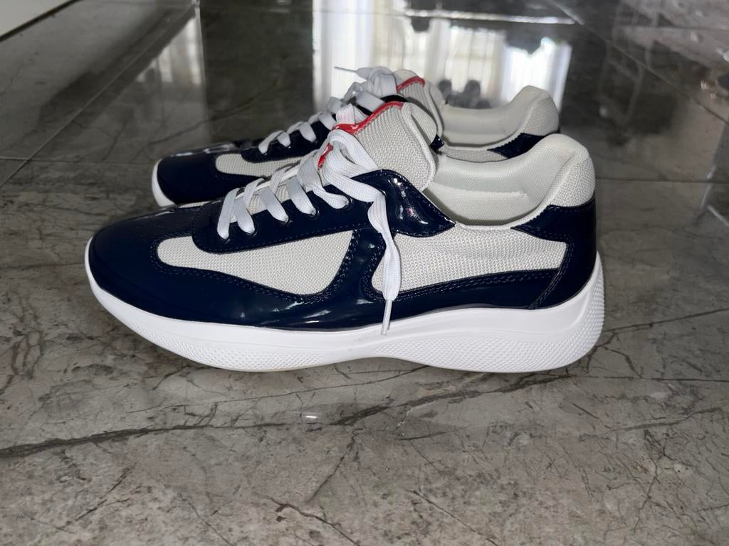 Prada sneakers maat 45, Ophalen of Verzenden, Zo goed als nieuw, Blauw, Sneakers of Gympen