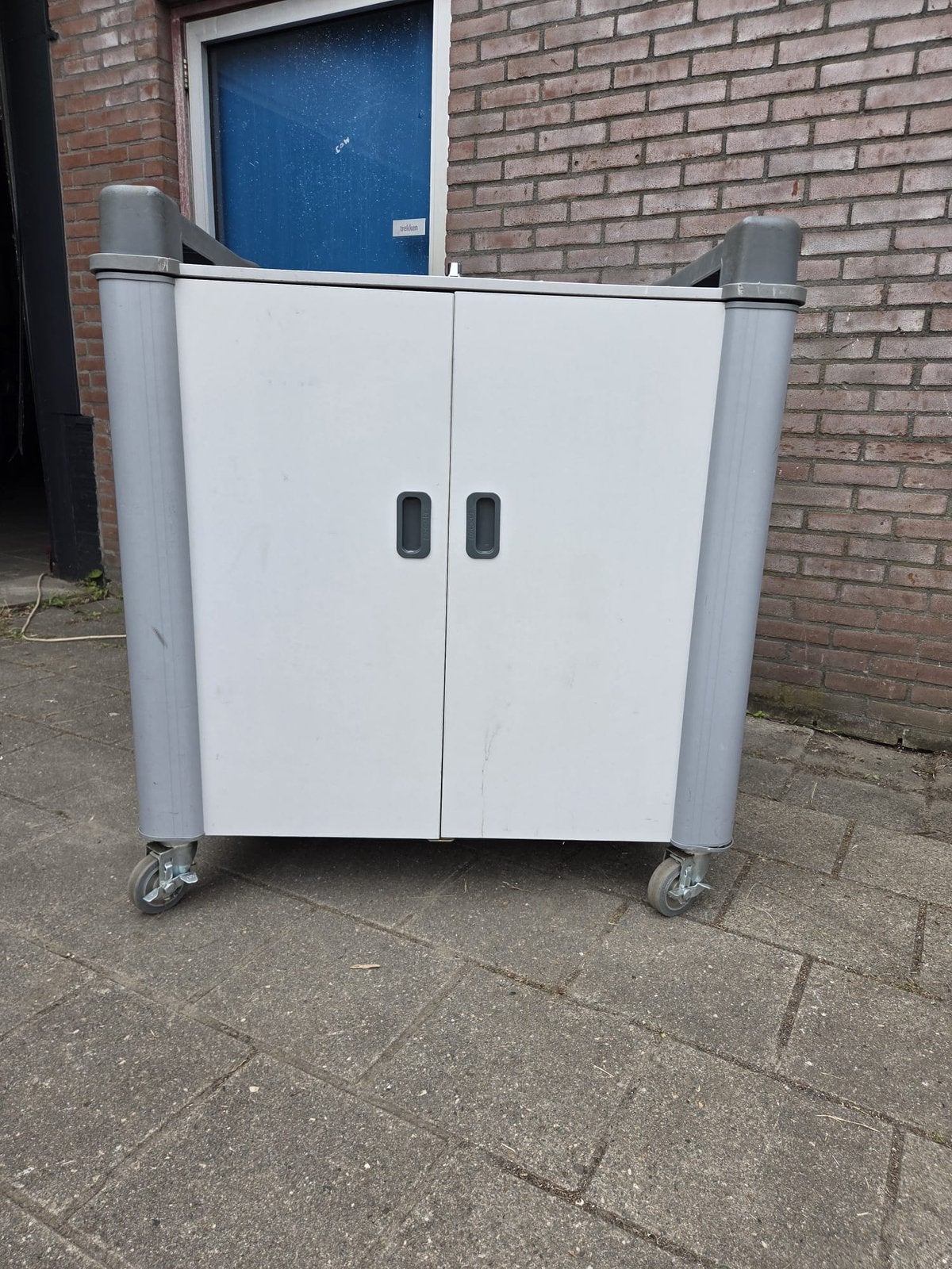 1x Lapcabby Mobiele Laptopkar Charcoal, Ophalen, Gebruikt, LapCabby, X