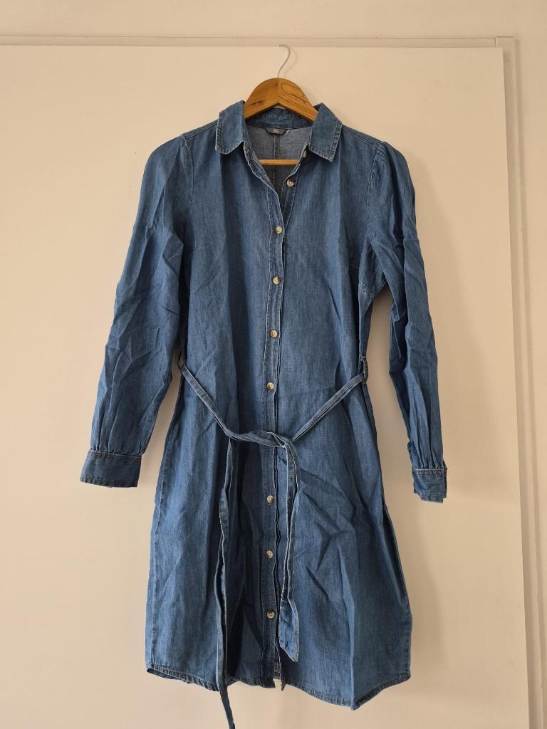 Spijkerjurk / jurk maat 36 dames blauw - 100% katoen zeeman, Blauw, Zeeman, Nieuw, Ophalen of Verzenden