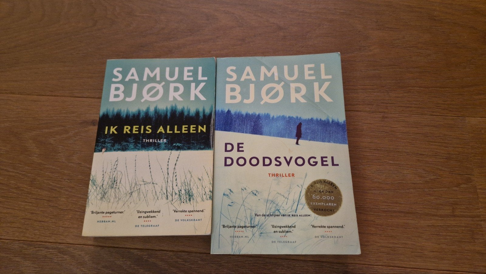 Samuel Bjørk Thriller Boeken: Ik Reis Alleen & De Doodsvogel, Ophalen of Verzenden, Gelezen, Samuel Bjørk, Scandinavië