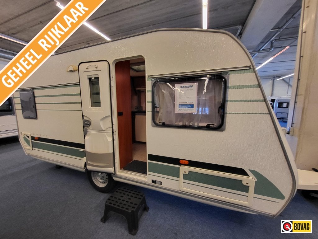 Chateau Calista 450 FHU; mover, voortent, Caravans en Kamperen, Caravans, Chateau, Rondzit, Schokbreker, Bedrijf