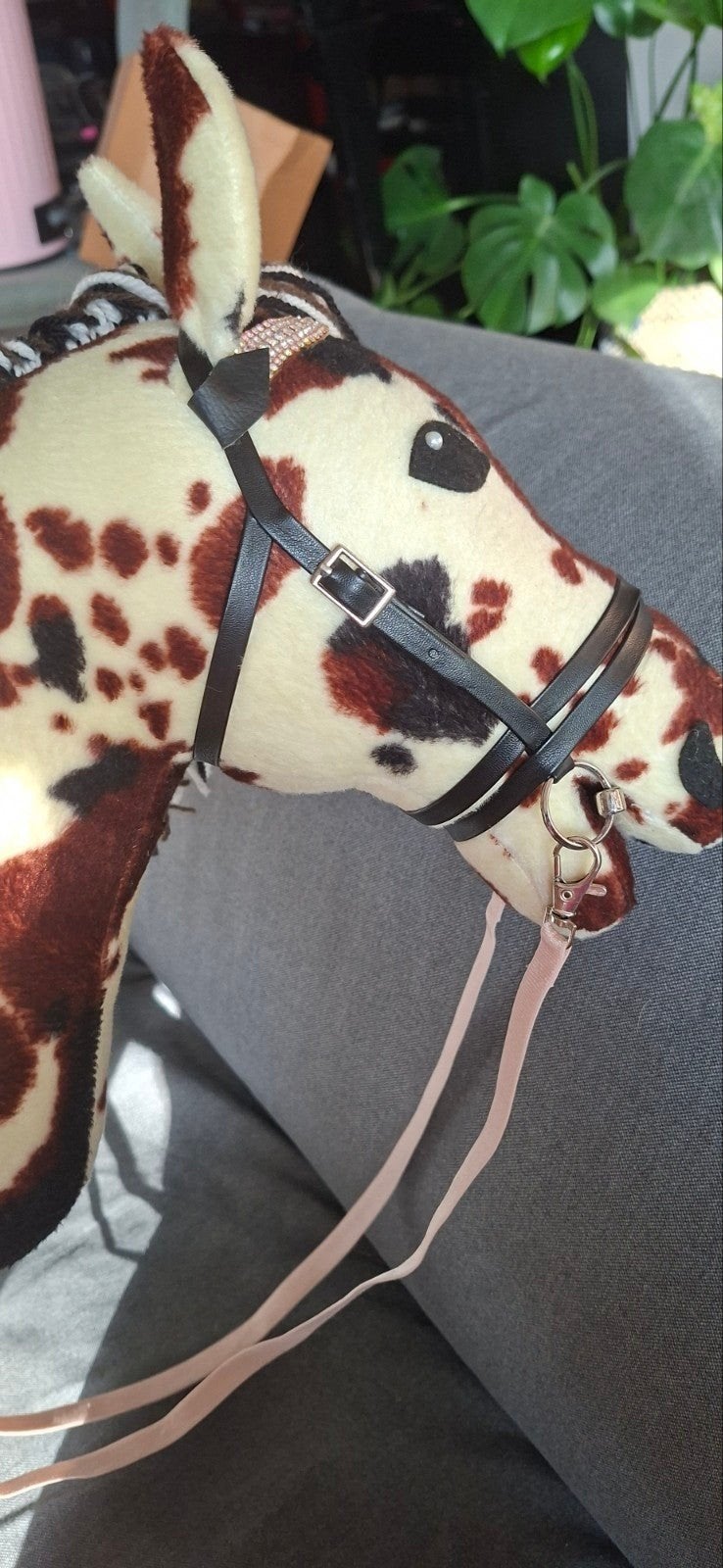 Hobbyhorse hoofdstel met bling, Ophalen of Verzenden, Zo goed als nieuw, Jongen of Meisje