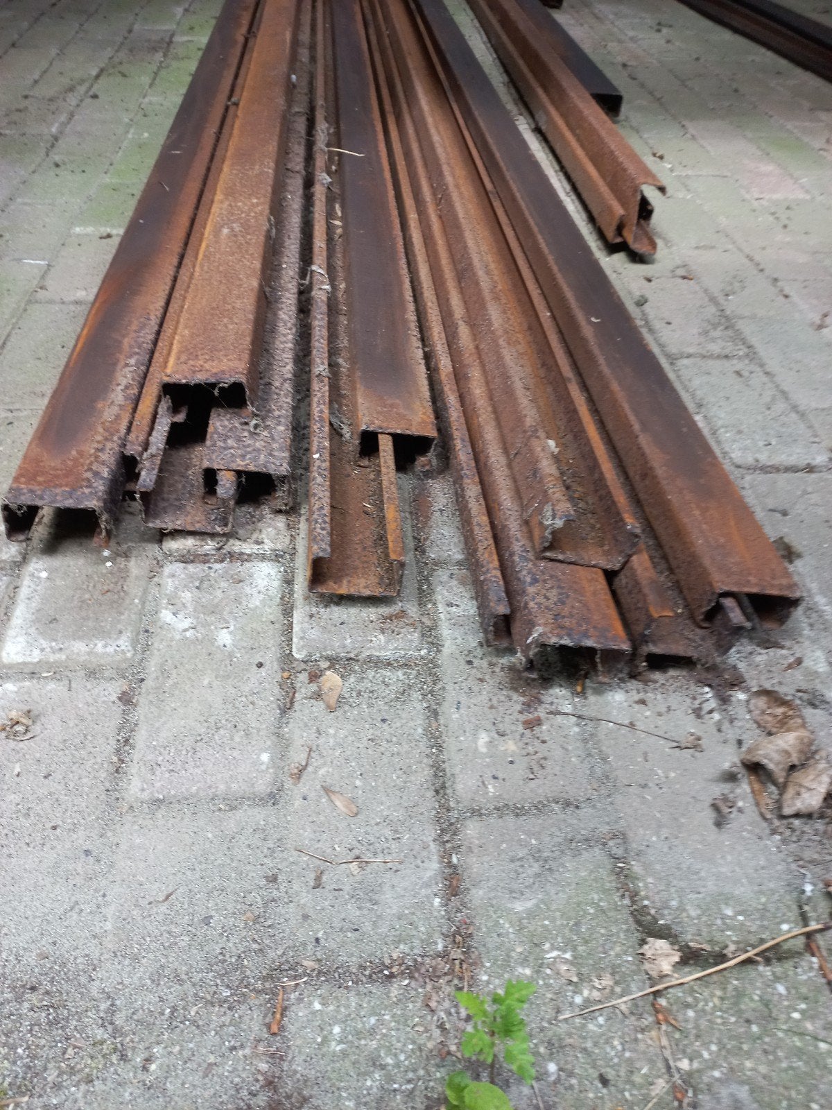 Profielen 60 mm x 40mm 6 mtr, Ophalen, Gebruikt, IJzer