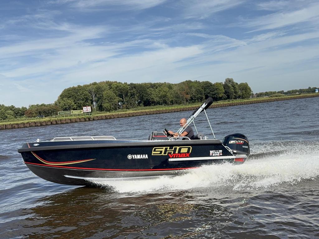 Alumax Bullit 600 Outboard 115 Yamaha V-Max, Watersport en Boten, Vis- en Consoleboten, Nieuw, Benzine, 70 pk of meer, Aluminium