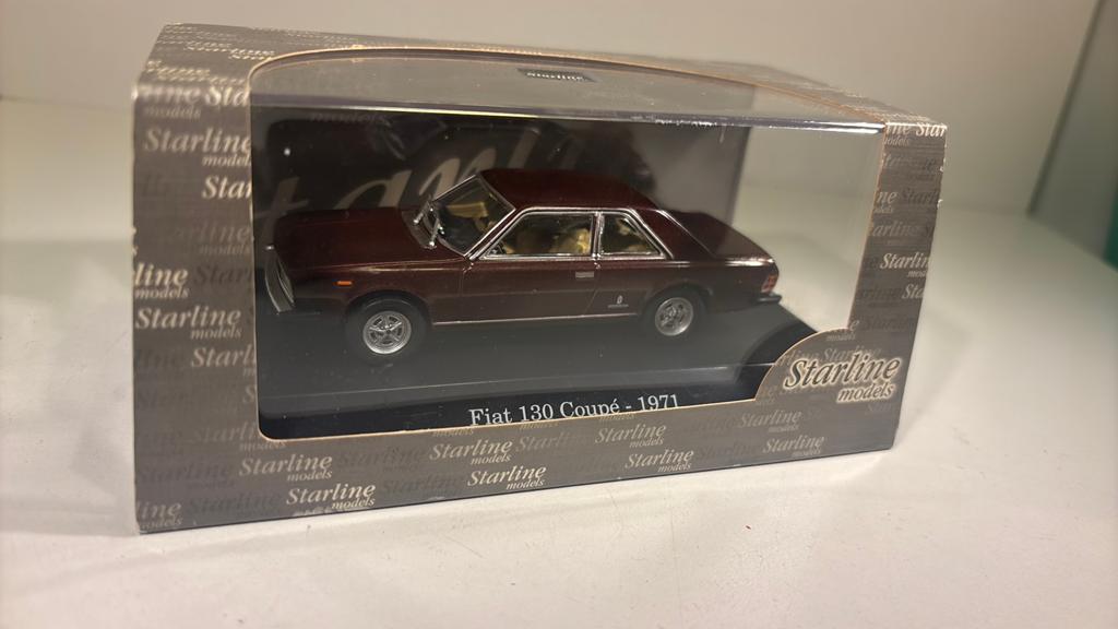Fiat 130 coupe 1971 red starline 1.43, Hobby en Vrije tijd, Modelauto's | 1:43, Overige merken, Auto, Ophalen of Verzenden, A