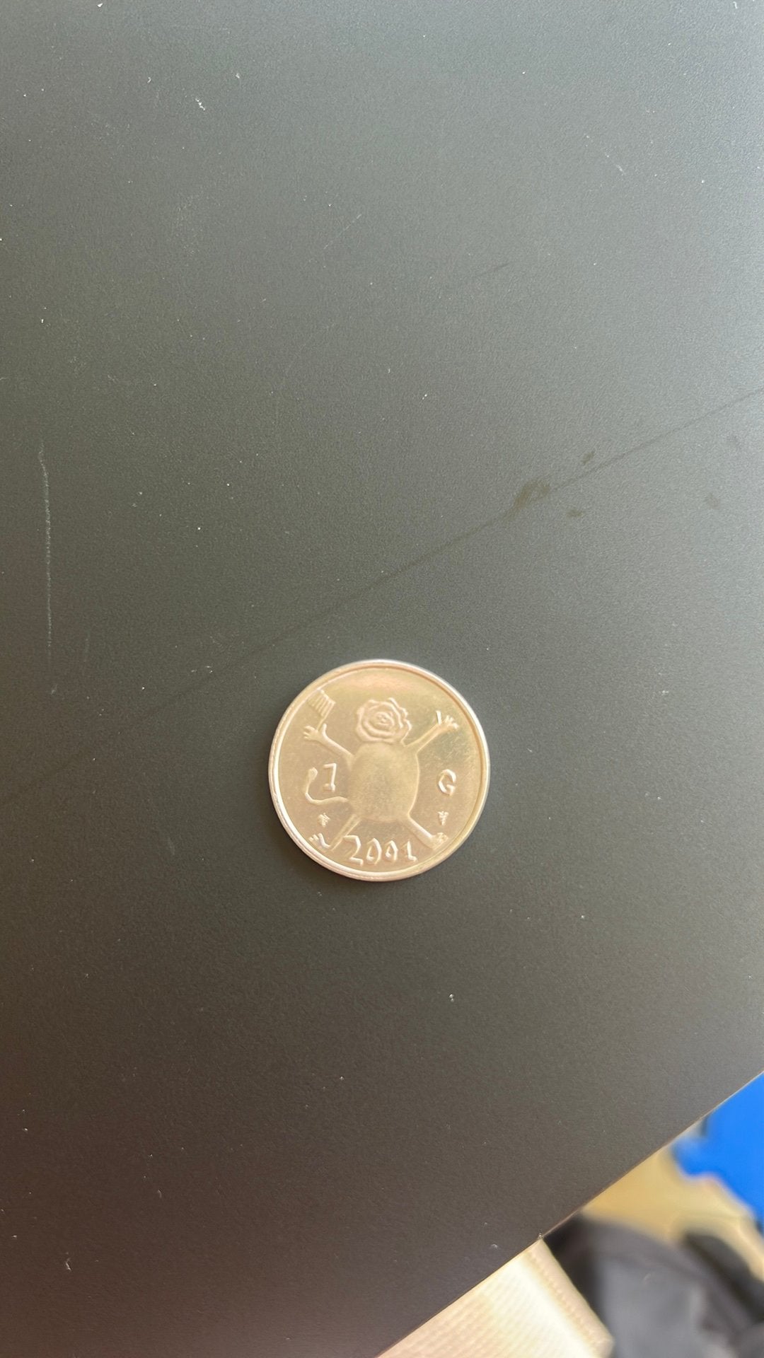 Laatste gulden 2001 (loeki), Ophalen of Verzenden, Nederland, Munten