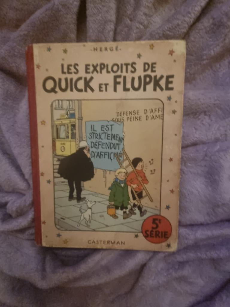 1e druk Les Exploits de Quick et Flupke - 5e Serie Casterman, Ophalen of Verzenden