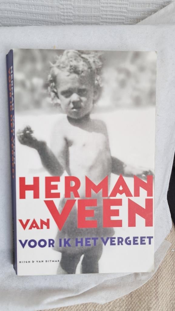 Boek.  HERMAN VAN VEEN  voor ik het vergeet, Artiest, Ophalen of Verzenden, Herman van Veen, Zo goed als nieuw