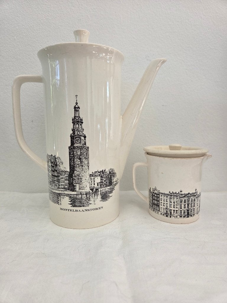 Villeroy&Boch: oud Amsterdam servies koffiekan en melkkan, Huis en Inrichting, Keuken | Servies, Ophalen of Verzenden, Aardewerk
