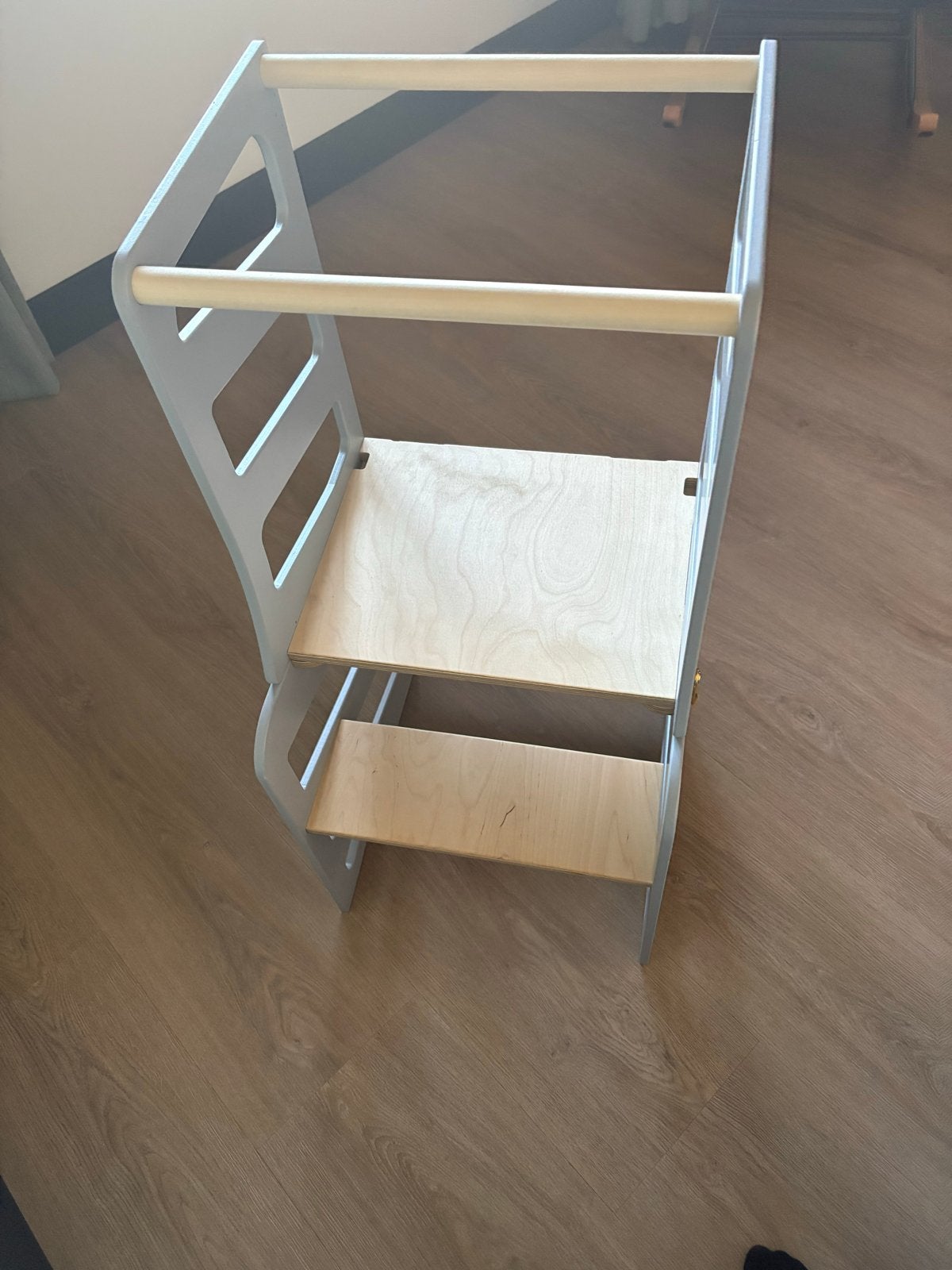 Foto 5 van Modulair Kidsmeubel: Keukenkruk, Bureau & Glijbaan - Lichtgr