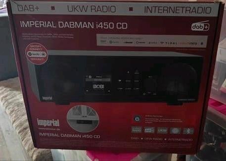 IMPERIAL DABMAN i450 CD DAB+ Internetradio met CD-speler, Ophalen of Verzenden, Nieuw, Wereldontvanger, Met cd-speler