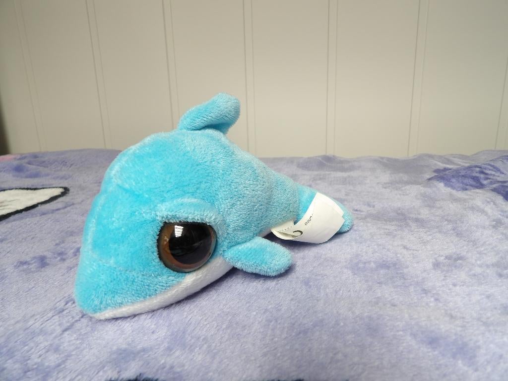 nieuw knuffel big eye dolfijn, Kinderen en Baby's, Speelgoed | Knuffels en Pluche, Overige typen, Blauw, Nieuw, Ophalen of Verzenden