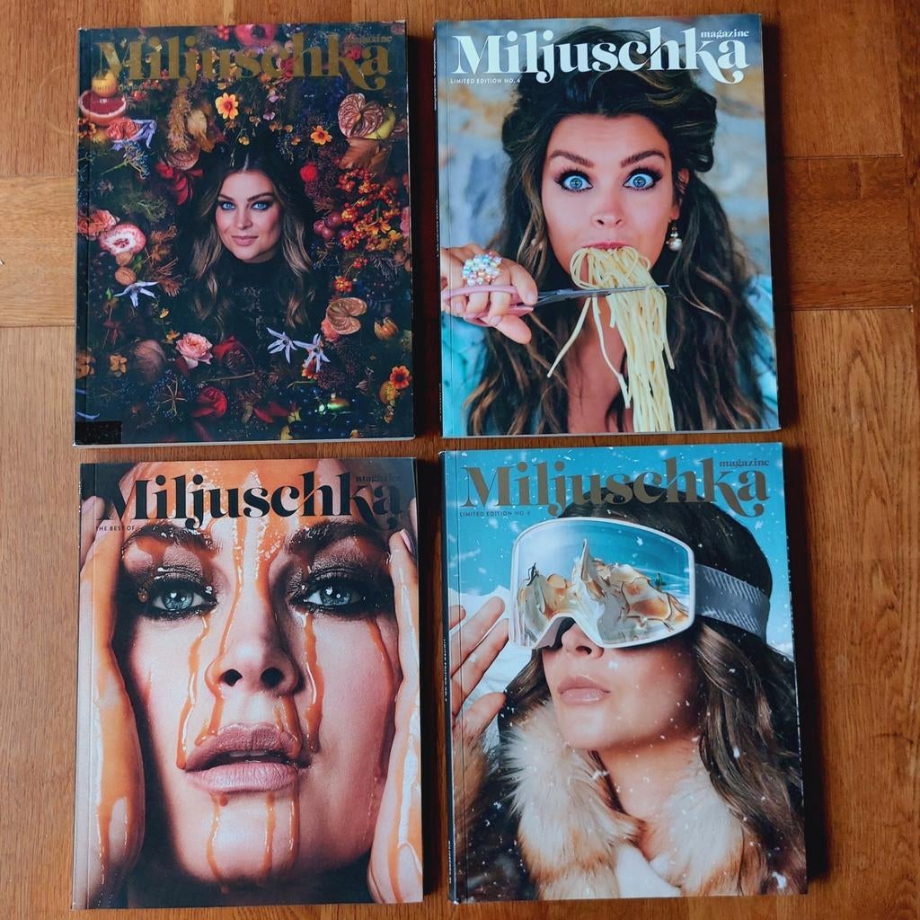 4x Miljuschka limited edition nr 3, 4, 6 en best of, Ophalen of Verzenden, Gelezen, Glossy