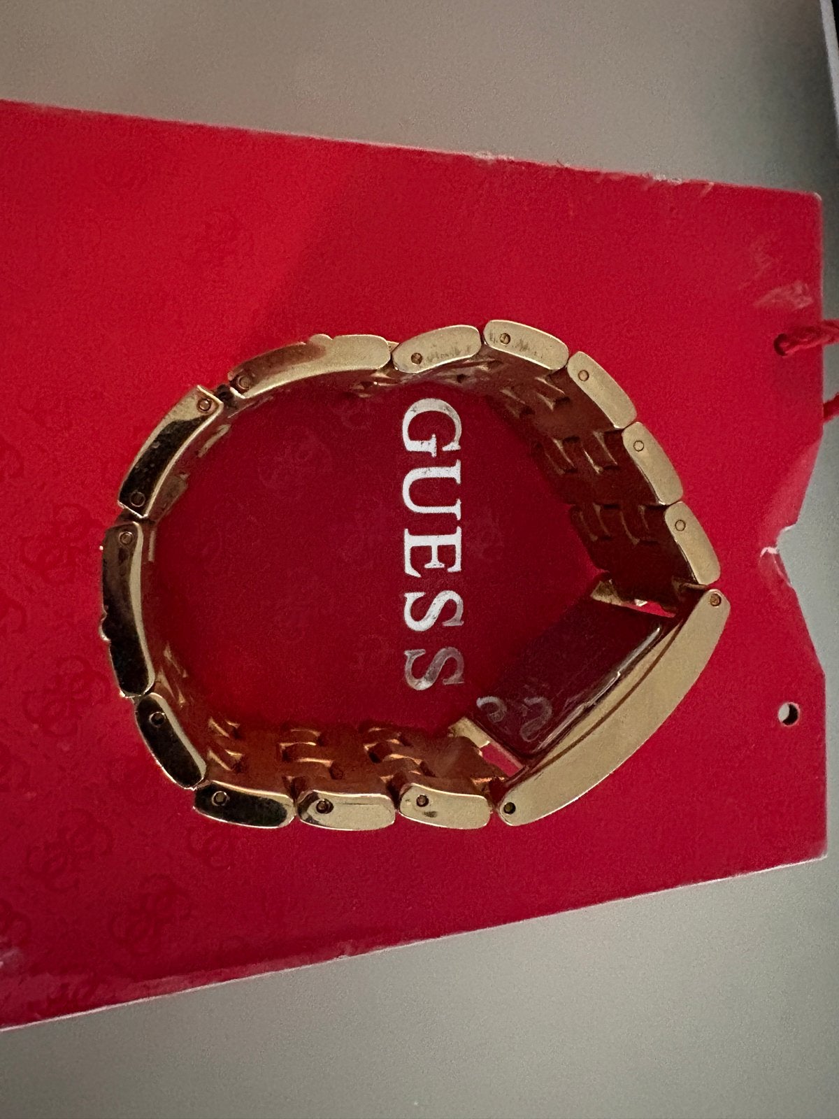 Guess dameshorloge met strass, Overige materialen, Guess, Polshorloge, Ophalen of Verzenden