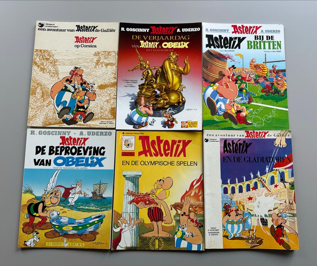 Grote collectie Asterix stripboeken (24 stuks), Boeken, Meerdere stripboeken, Ophalen of Verzenden, Gelezen
