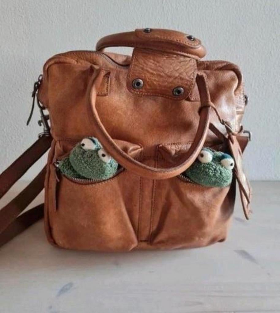 Mooie originele Cowboysbag camelkleur super kwaliteit!, Ophalen, Nieuw, Bruin, Handtas