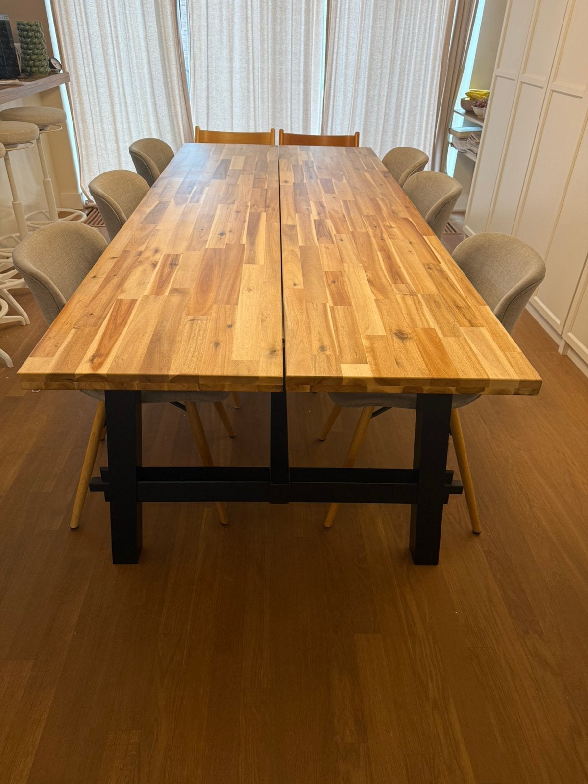 Eettafel Skogsta, zo goed als nieuw!, Ophalen, 200 cm of meer, 50 tot 100 cm, Zo goed als nieuw