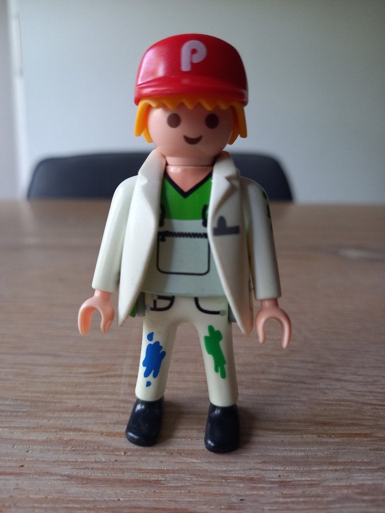 Playmobil Schilder themapoppetje, Kinderen en Baby's, Speelgoed | Playmobil, Ophalen of Verzenden, Zo goed als nieuw, Figuren