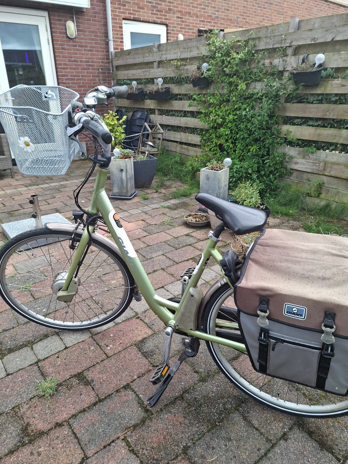 Giant Twist Go Power elektrische fiets met fietstassen, Fietsen en Brommers, Elektrische fietsen, Ophalen, Gebruikt, Giant, 51 tot 55 cm