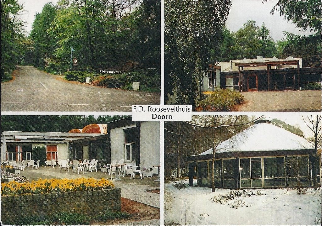 D52 Gelopen Ansichtkaart Doorn F D Roosevelthuis, Ophalen of Verzenden, 1960 tot 1980, Gelopen, Utrecht