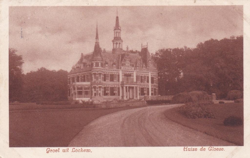 GA1616 Groet uit Lochem Huize de Gloese Barchem Vorden 1932, Verzenden, 1920 tot 1940, Gelopen, Gelderland
