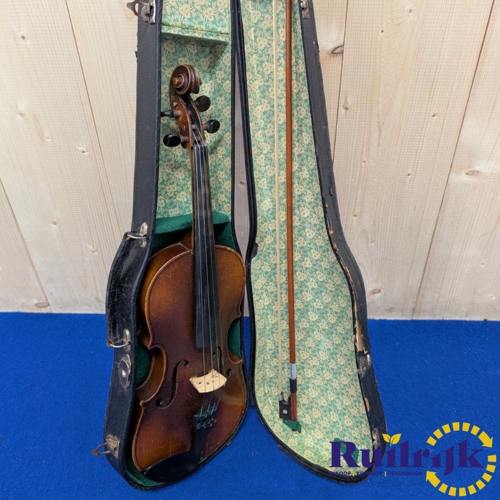 Antieke viool handgemaakt met strijkstok en koffer, Flex Ltd., Zo goed als nieuw, https://flex.com/contact-us, Nobelstraat 10, 5807 GA Oostrum LB, Limburg, Nederland