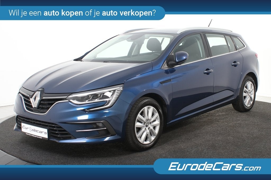 Renault Mégane Estate Life *1ste Eigenaar*Navigatie*Trekhaa, Stof, Gebruikt, Blauw, 116 pk
