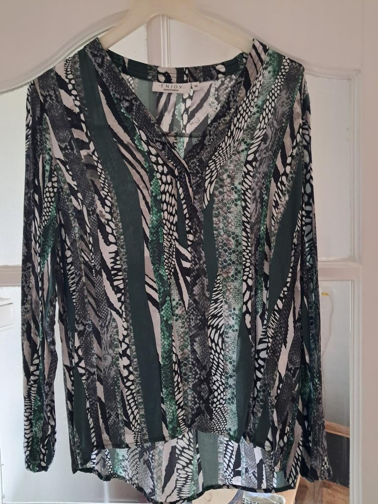 Enjoy blouse met print, Maat 38/40 (M), Enjoy, Ophalen of Verzenden, Zo goed als nieuw