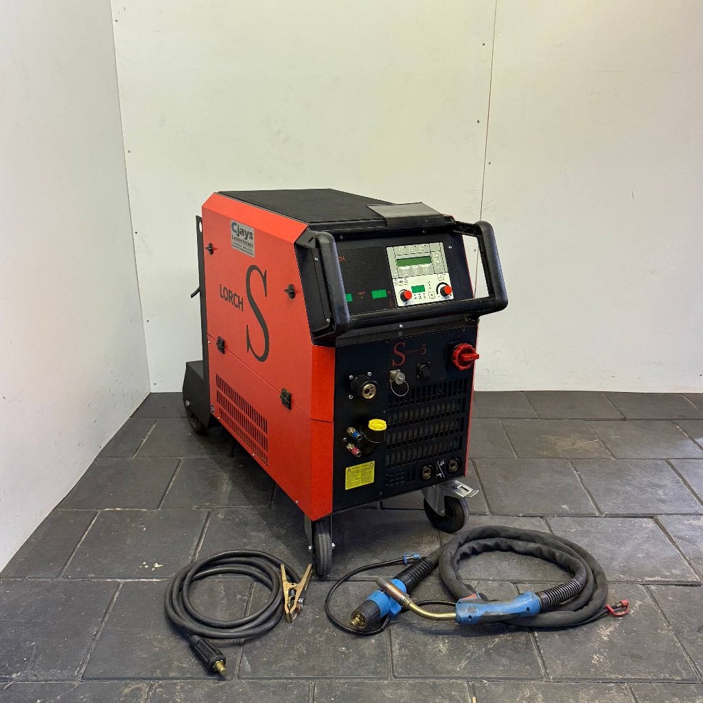 Dubbel Pulse Lorch Saprom S5 MIG MAG Lasapparaat 400v WTGK, Gebruikt, Sales@lorch.eu, Ophalen of Verzenden, Im Anwänder 24-26, 71549 Auenwald, Duitsland