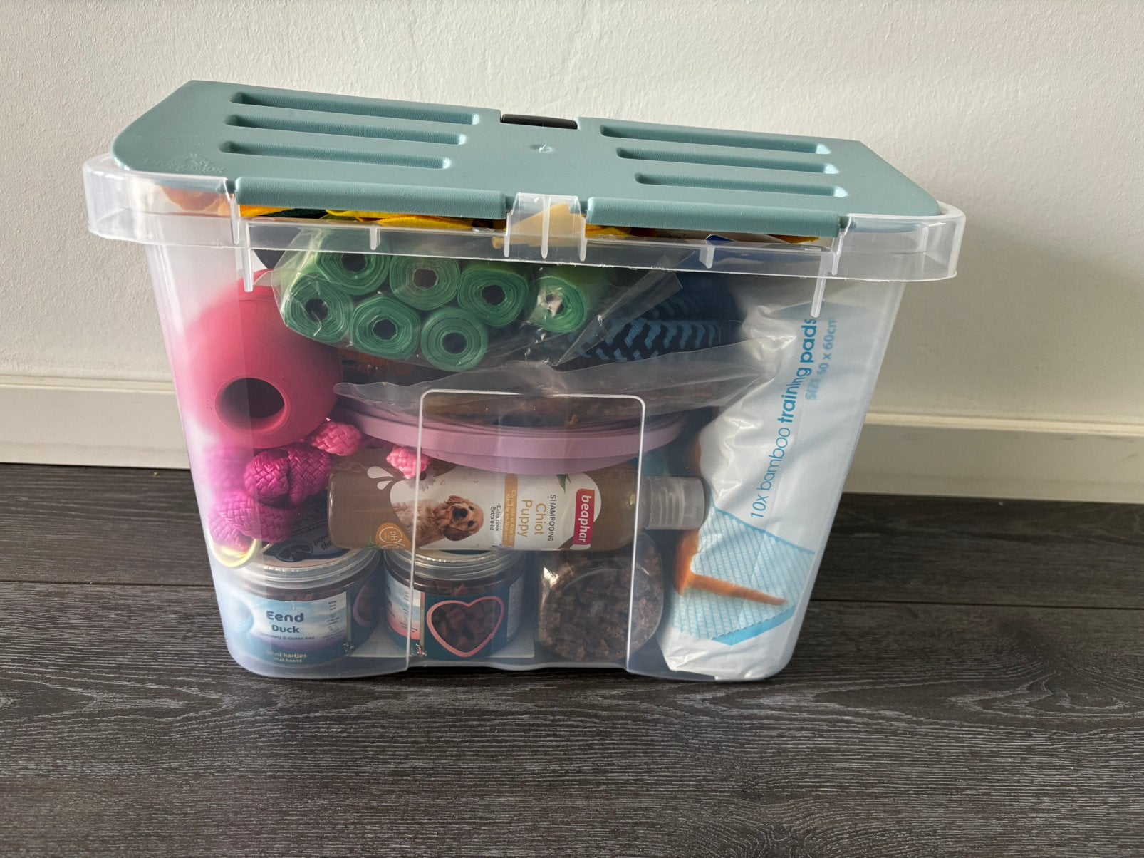 Nieuw: Compleet puppypakket teefje, Ophalen, Nieuw
