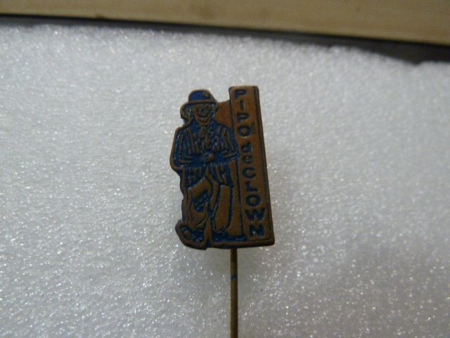 Vintage Pipo de Clown Speldje / Pin, Verzamelen, Ophalen of Verzenden, Gebruikt, Figuurtje, Speldje of Pin