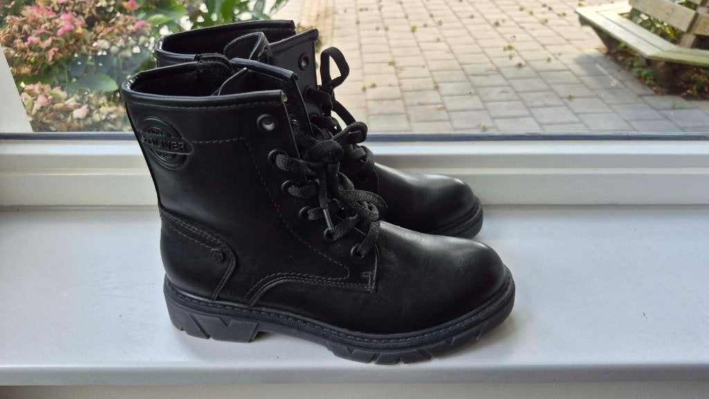 Veterboots, Kleding | Dames, Ophalen, Zwart, Lage of Enkellaarzen, Nieuw