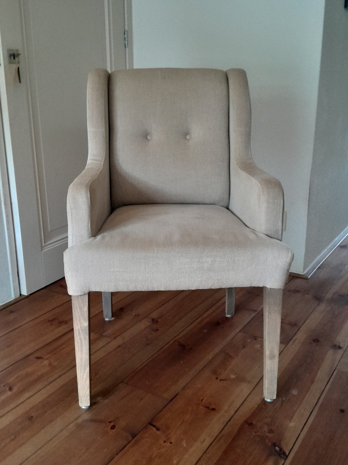 Hoffz eetkamerstoelen te koop, 6 stuks., Huis en Inrichting, Ophalen, Gebruikt, Overige kleuren, Landelijk