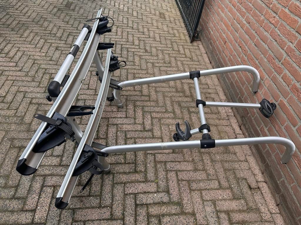 Thule fietsenrek voor achterzijde caravan (zonder bevestigin, Caravans en Kamperen, Ophalen, Gebruikt