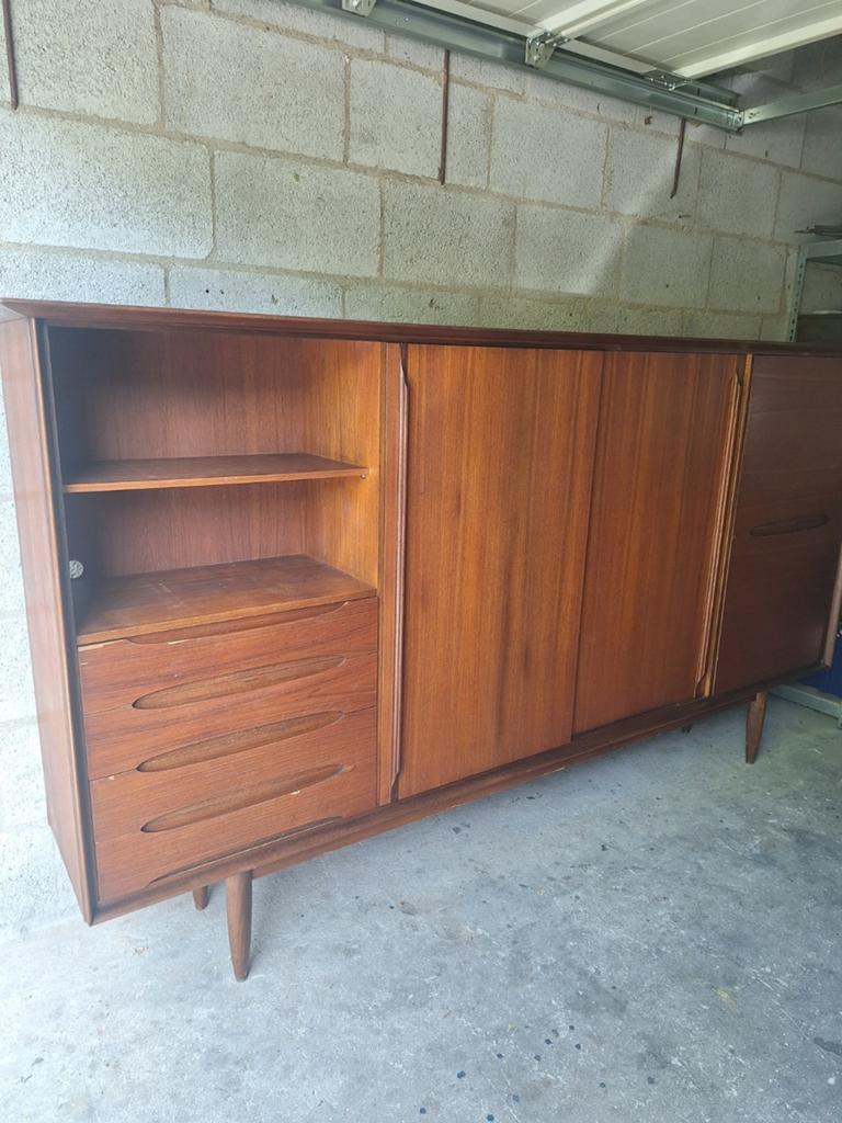 Exclusief vintage highboard van Hilker Möbel, Ophalen, 250 tot 300 cm, Gebruikt, 100 tot 150 cm
