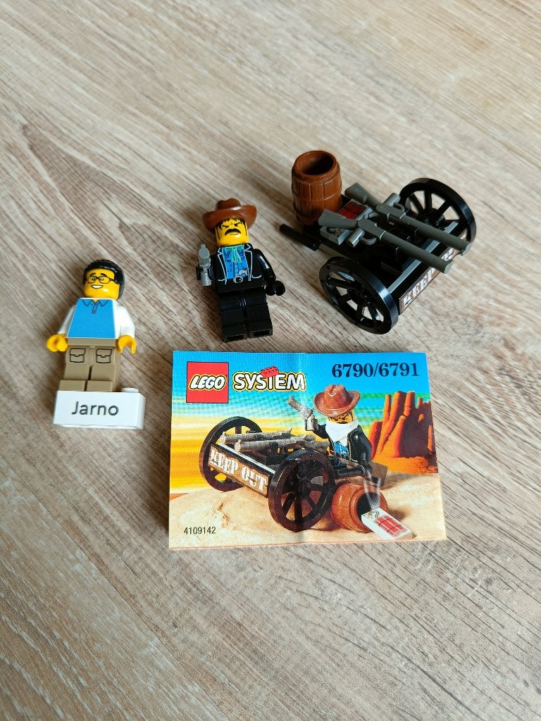 LEGO Western - “Bandit’s Wheelgun” - set nummer 6790 / 6791, Overige thema's, Lego, Ophalen of Verzenden, Zo goed als nieuw