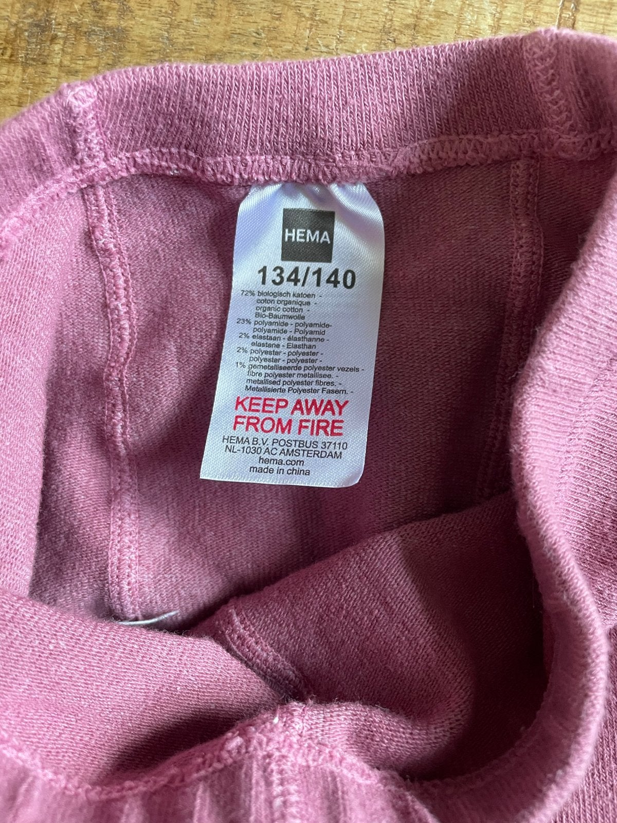 Hema roze glitter panty maat 134/140, Ophalen of Verzenden, Zo goed als nieuw, Meisje, Overige typen