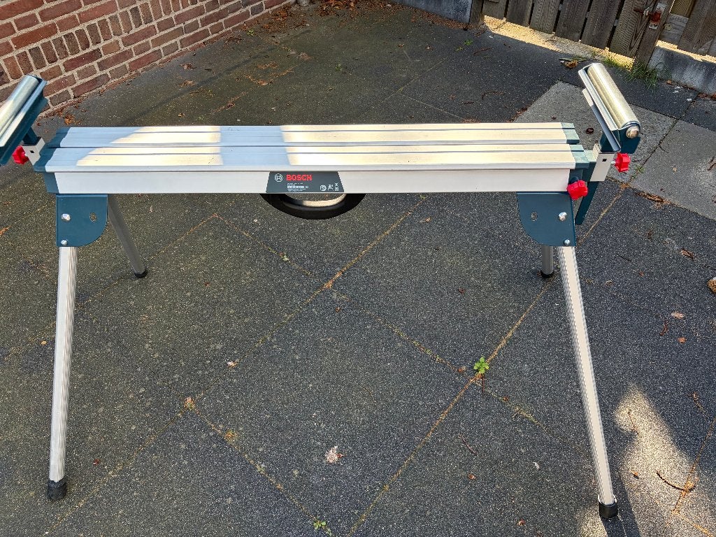 Bosch Professional GTA 2500 Compact onderstel / zaagtafel, Ophalen, 70 mm of meer, Overige typen, Zo goed als nieuw
