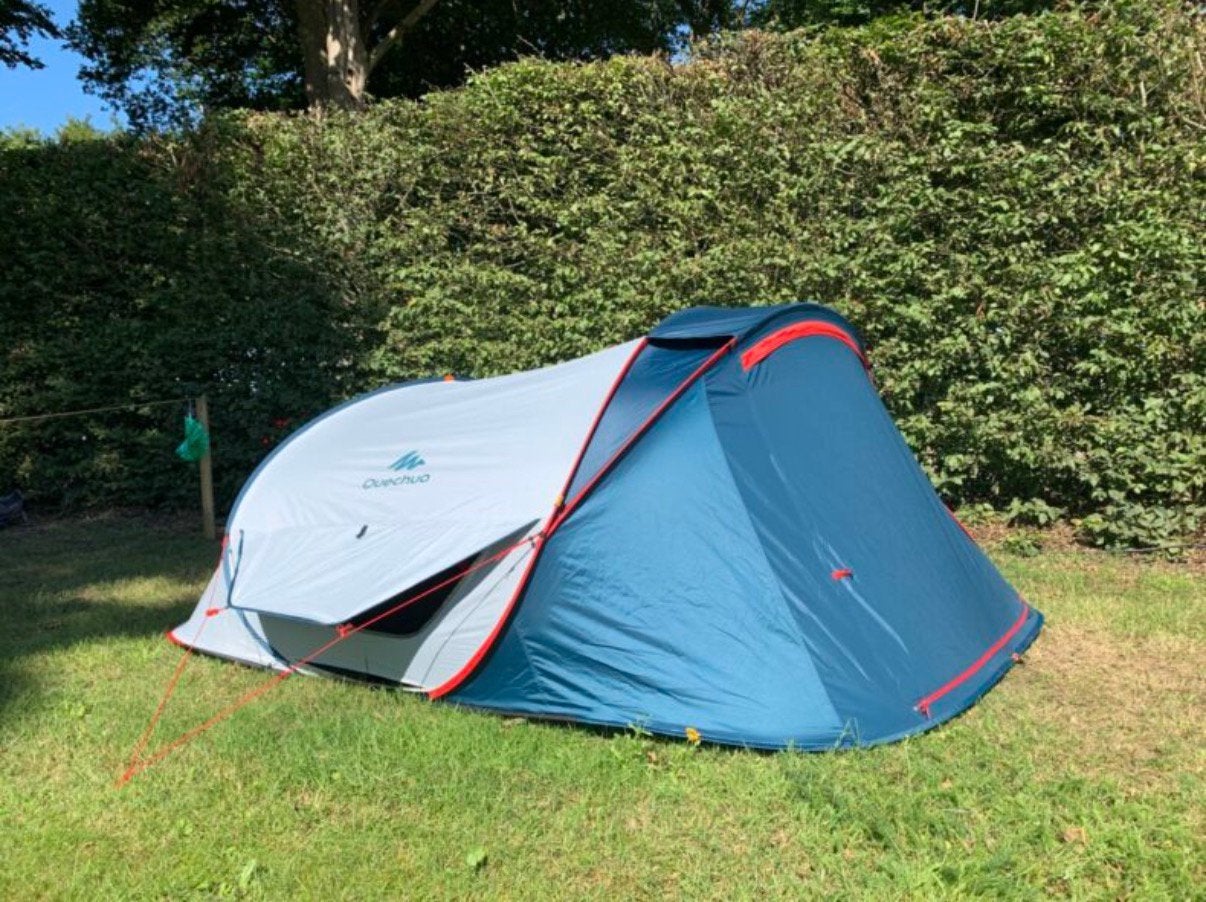 Quechua Decathlon 3 persoons pop up tent, Ophalen, Zo goed als nieuw, Tot en met 3