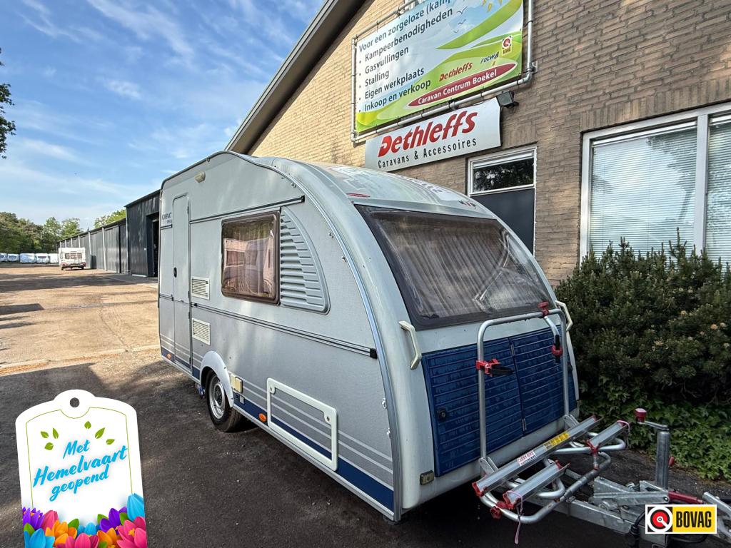 Kip Kompakt Special luifel+mover+fietsendrage, Caravans en Kamperen, Caravans, Overige typen, Koelkast, Kip, Tot en met 2