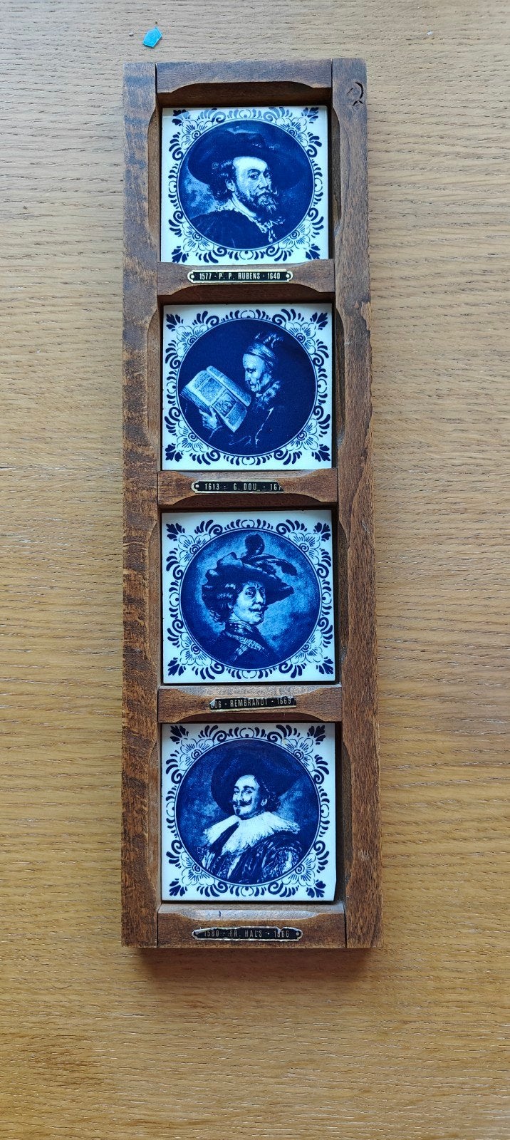 Delfts blauwe tegeltjes met Hollandse Meesters, Antiek en Kunst, Ophalen of Verzenden